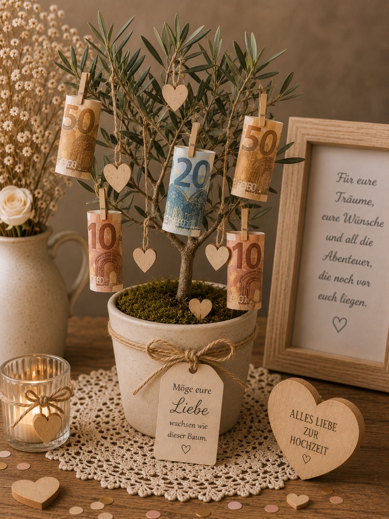 Geldbaum zur Hochzeit