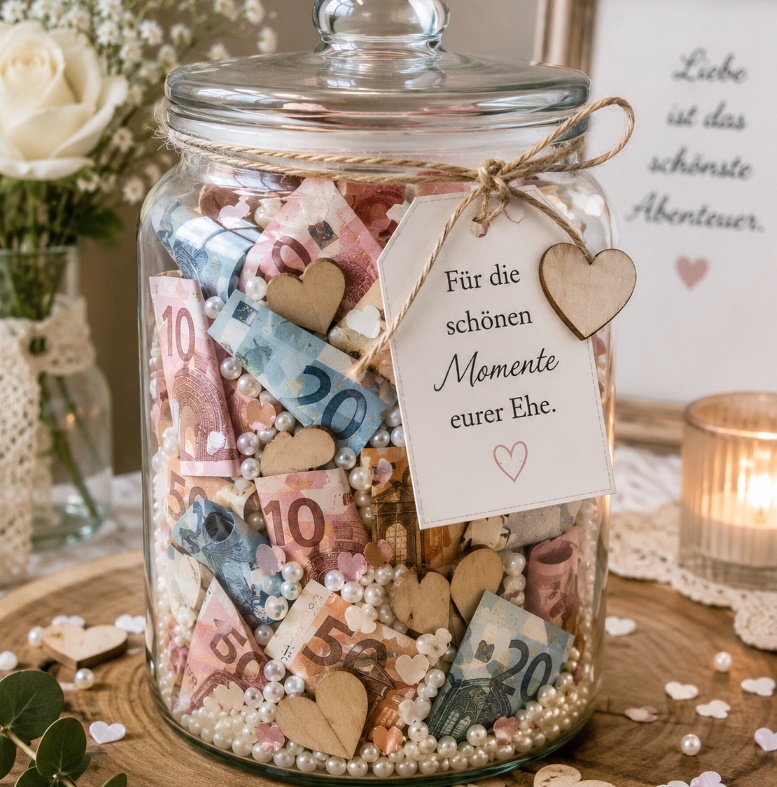 Hochzeit im Glas