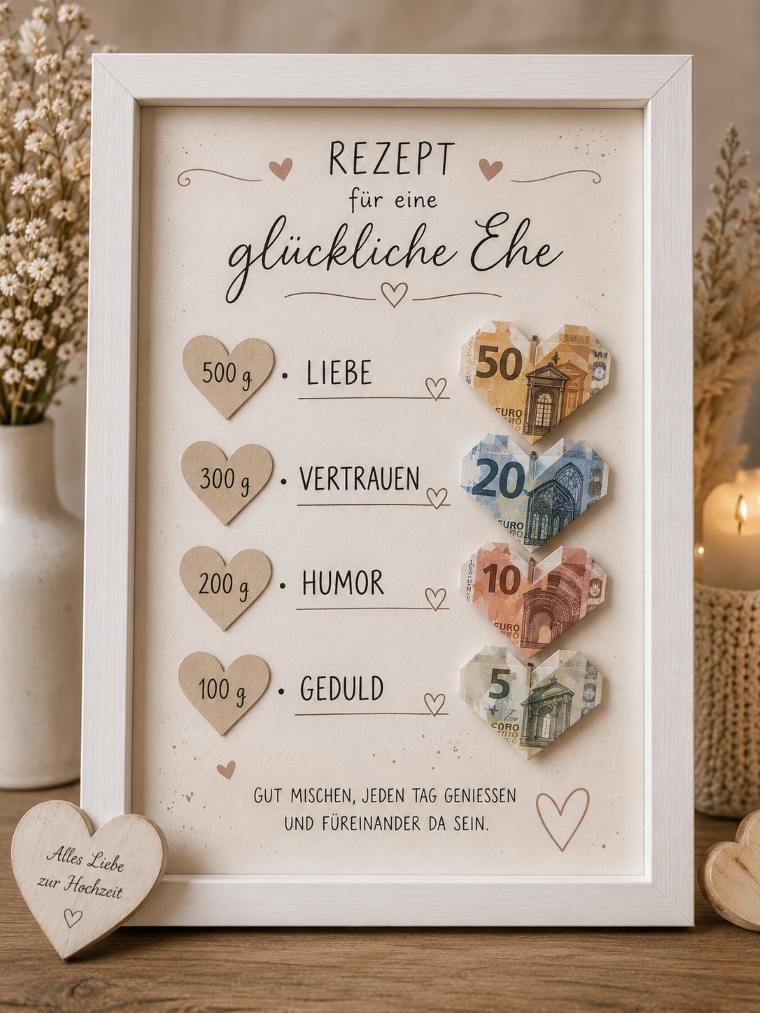 Rezept für eine glückliche Ehe