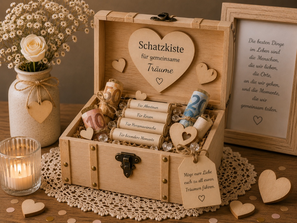 Schatzkiste für gemeinsame Träume